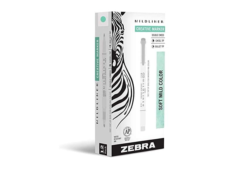 Zebra Mildliner Pastel Highlighter - Image 1