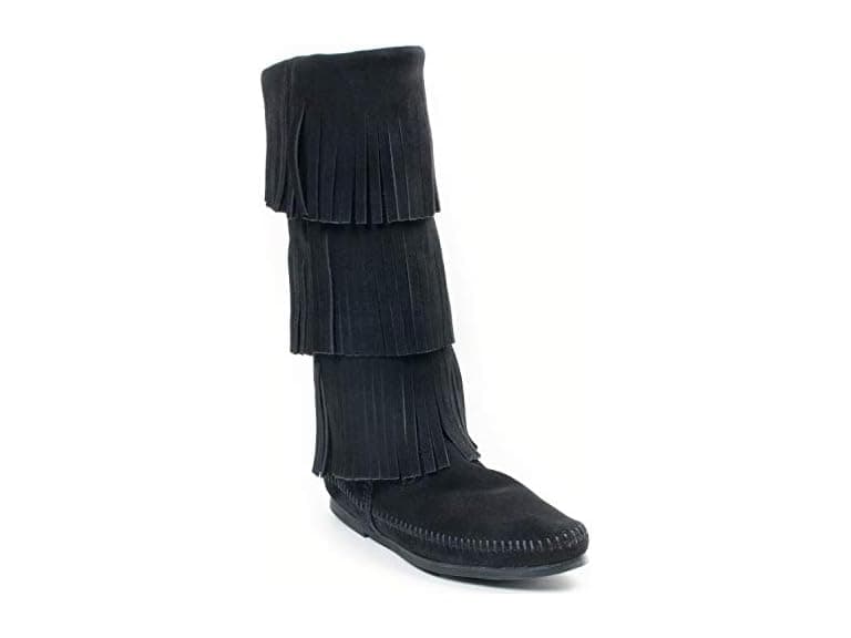 Minnetonka Women's 3-Layer Fringe Boot - Image 1