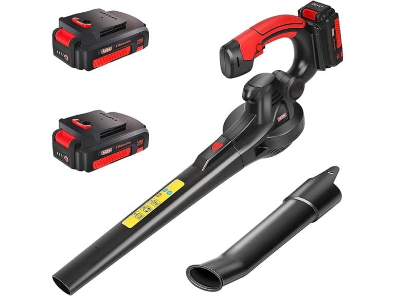 MZK Cordless Leaf Blower | 20V | 2 Batteries (Open Box) - Image 1
