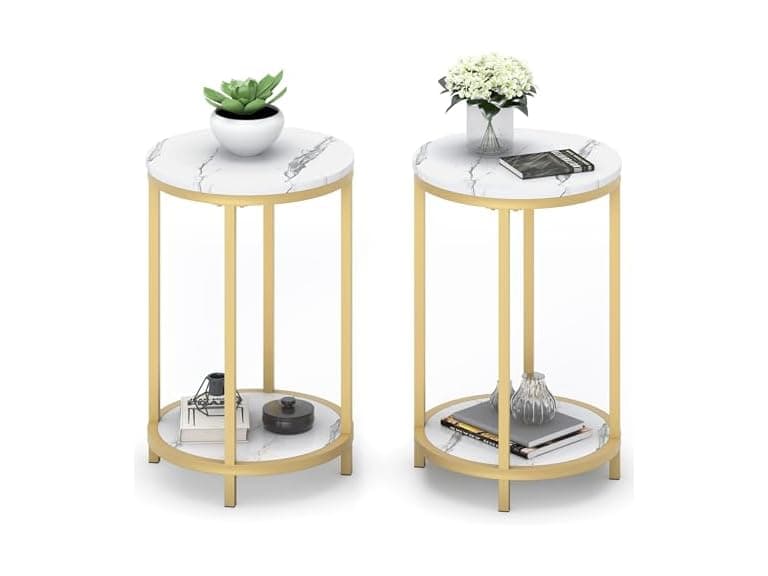 WiberWi Side Table Set of 1 or 2 (Open Box) - Image 1