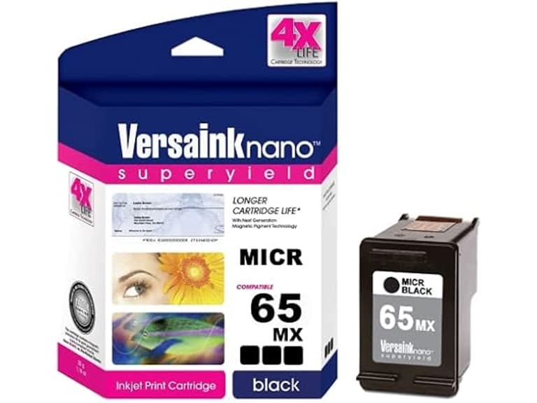 VersaInk-Nano 65 MX Black MICR Ink Cartridge - Image 1