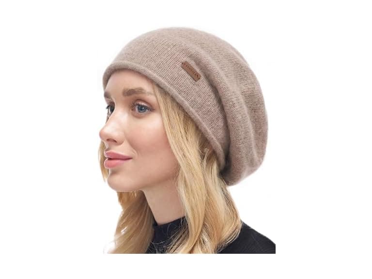 FURTALK Slouchy Beanie-Mixed Brown - Image 1