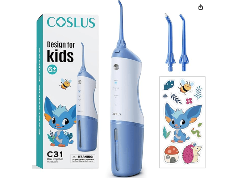 COSLUS C31 Water Flosser - Blue/White - Image 1