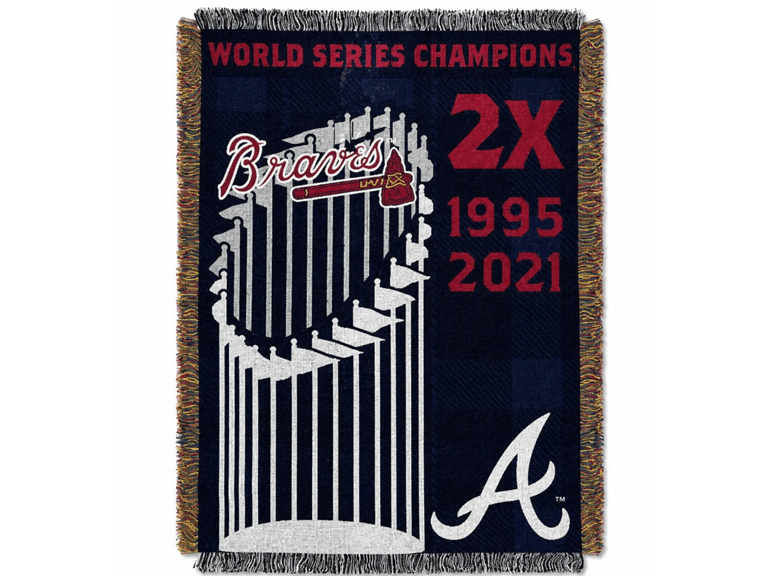 Braves 2X World Series Champs Tapestry - Image 1
