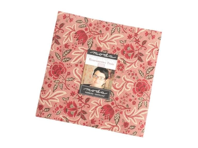 Rouenneries Trois Layer Cake, 42 Precut Fabric Quilt Squares - Image 1