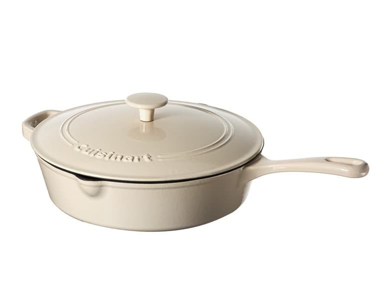 Cuisinart 12" Cast Iron Chicken Fryer (Open Box) - Image 1