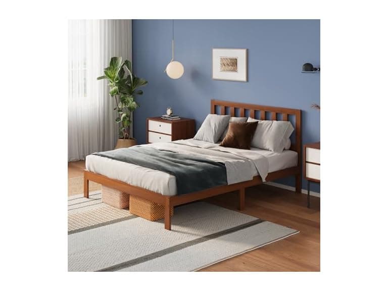 Avenco Solid Wood Platform Bed Frame Full - Image 1