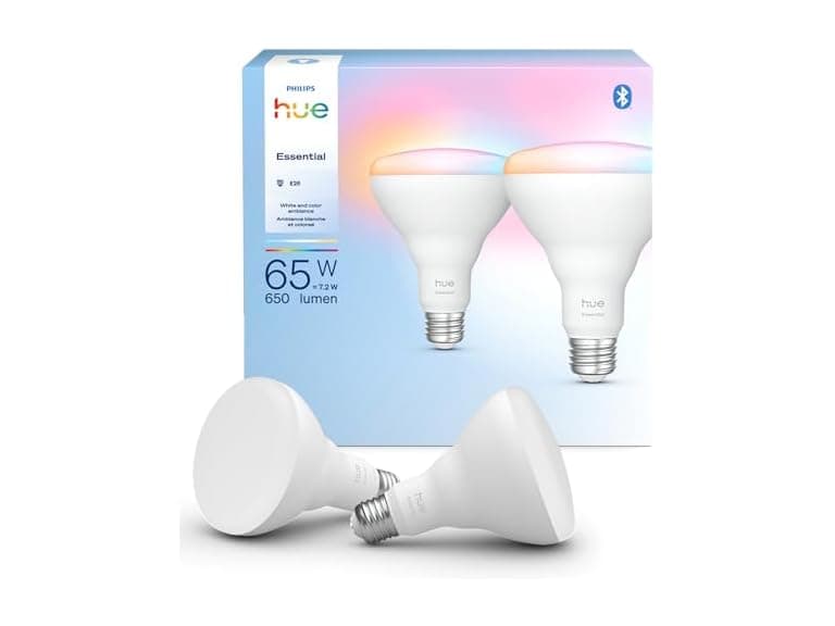 Philips Hue Essential Smart LED BR30 Bulb 2-Pack - Image 1