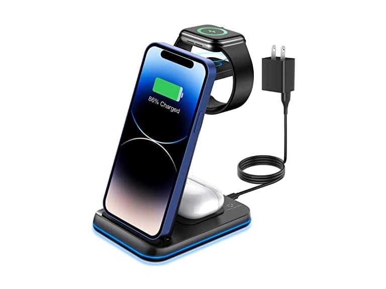 ZUBARR 3 in 1 Foldable Wireless Charger - Image 1