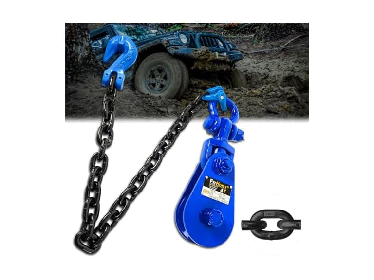 4 Tons Snatch Block 1/2" Wirew Rope - Image 1