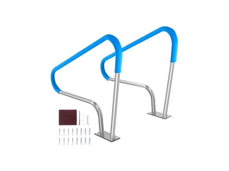 Pool Handrail, 2 PCS 48x36in Railing - Image 1