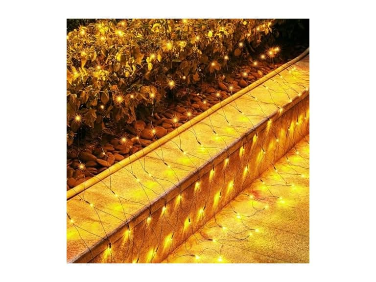 Brightown 2PK 12 x 5FT 360 LED Christmas Net Lights Outdoor Mesh Lights - Image 1