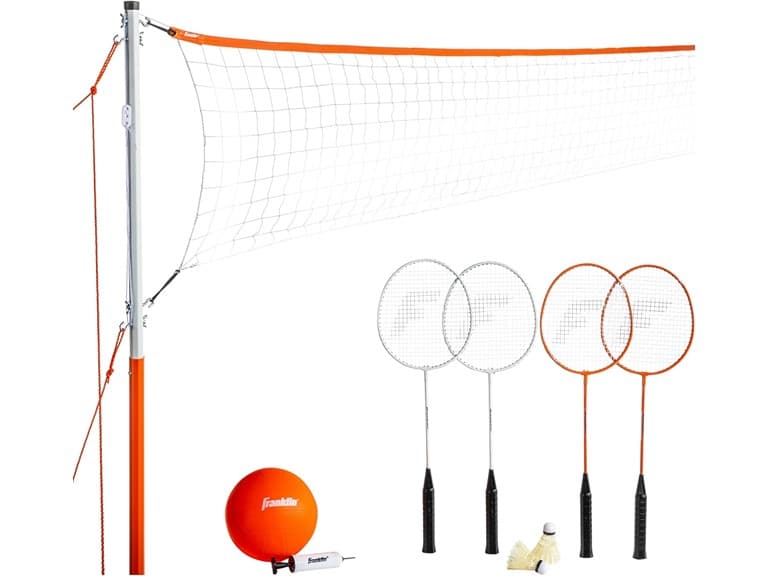 Franklin Sports Starter Volleyball Badminton Combo Set - Image 1