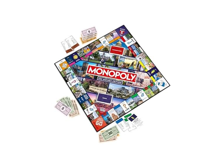 Monopoly Board Game – Des Moines, IA Edition - Image 1
