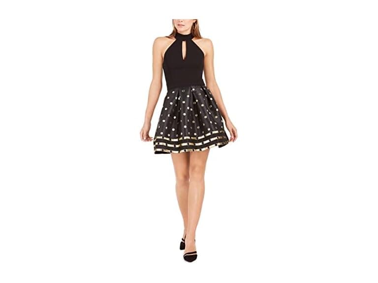 Betsey Johnson Women (0) Polka Dot Stretch Dress - Image 1
