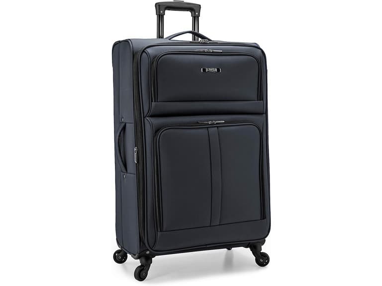 U.S. Traveler Anzio Softside Spinner, 30" Checked - Image 1