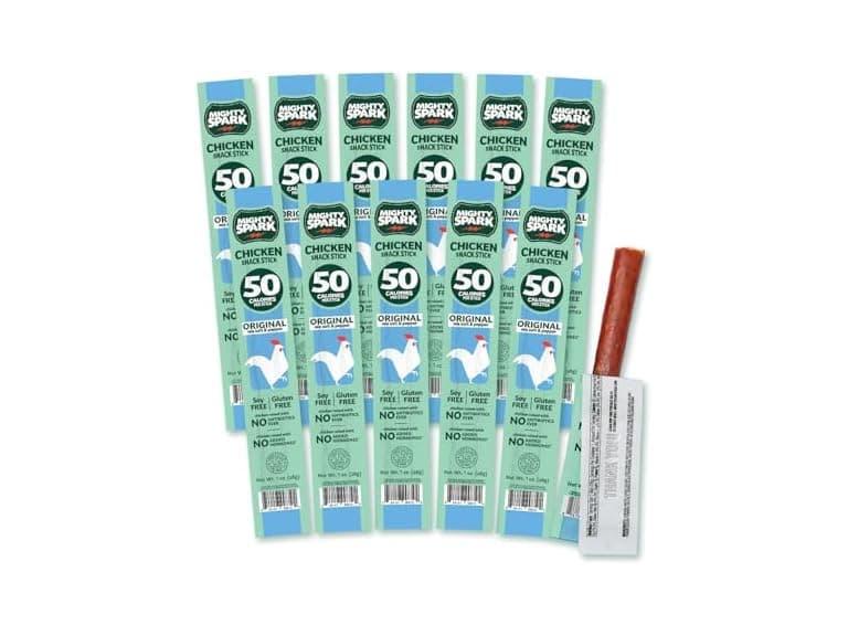 12CT Mighty Spark Chicken Snack Sticks - Original - Image 1