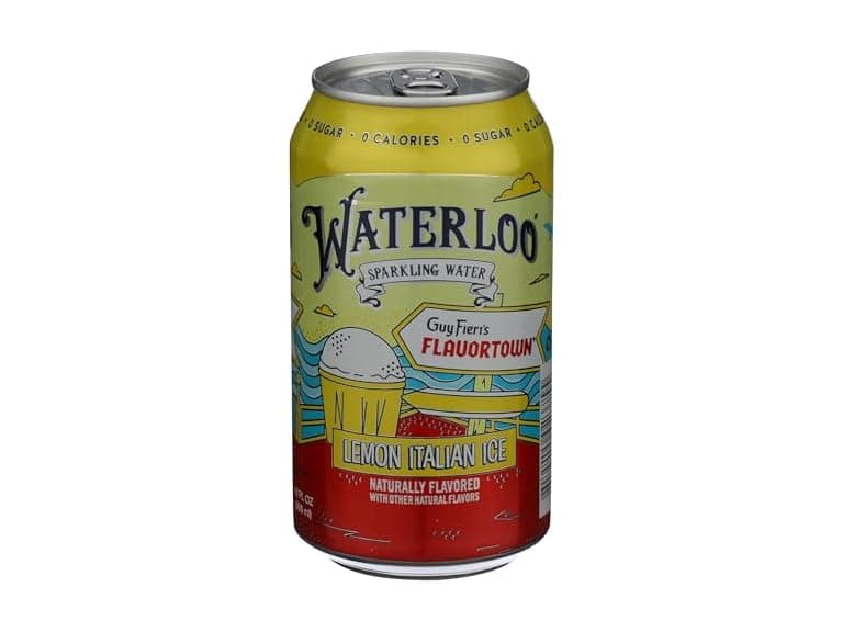 Waterloo Sparkling Water Lemon Italian Ice, 12 OZ - Image 1