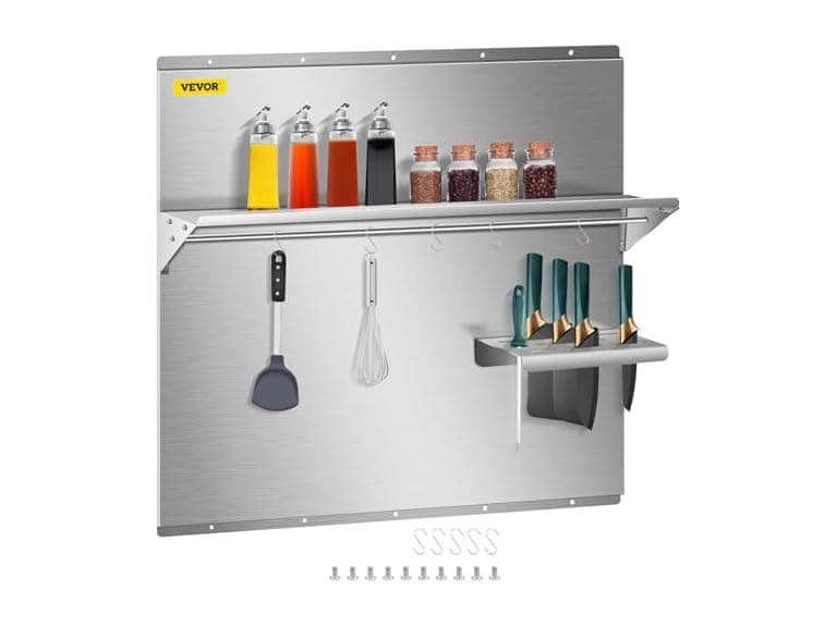 Range Backsplash with Shelf 30 x 30.7 Inch Range - Image 1