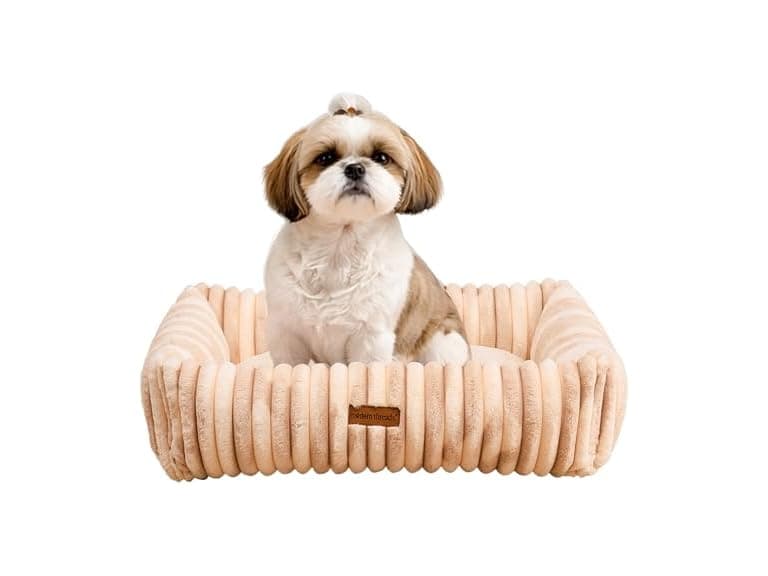 Modern Threads Ribbed Plush Two-Tone Cuddler - Image 1