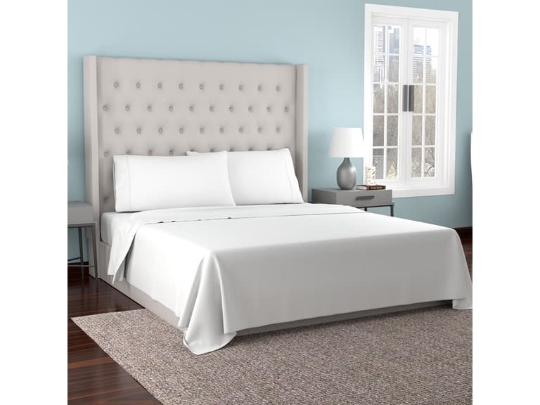 300TC Organic Cotton Percale Sheet Set - Image 1