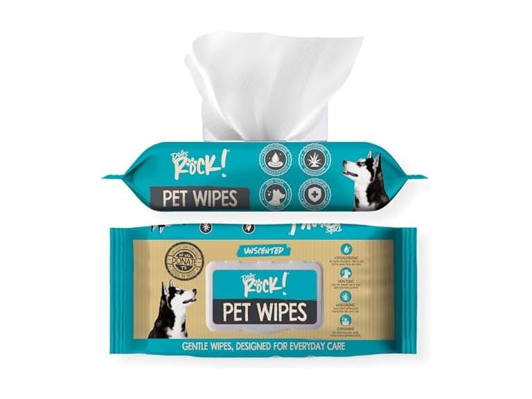 Dogs Rock! Pet Wipes for Dogs – 100 Count - Image 1