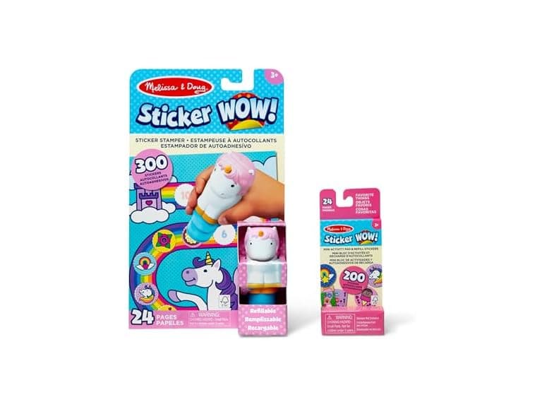 Melissa & Doug Sticker Wow! Unicorn Pad - Image 1