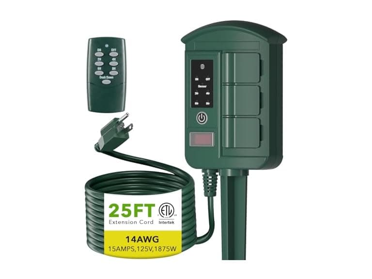BN-LINK Outdoor Power Strip with 25FT Extension Cord - Image 1
