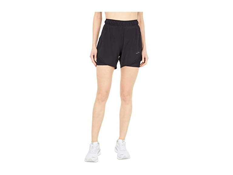 Brooks Men (6-8) Chaser 5" 2-in-1 Shorts - Image 1