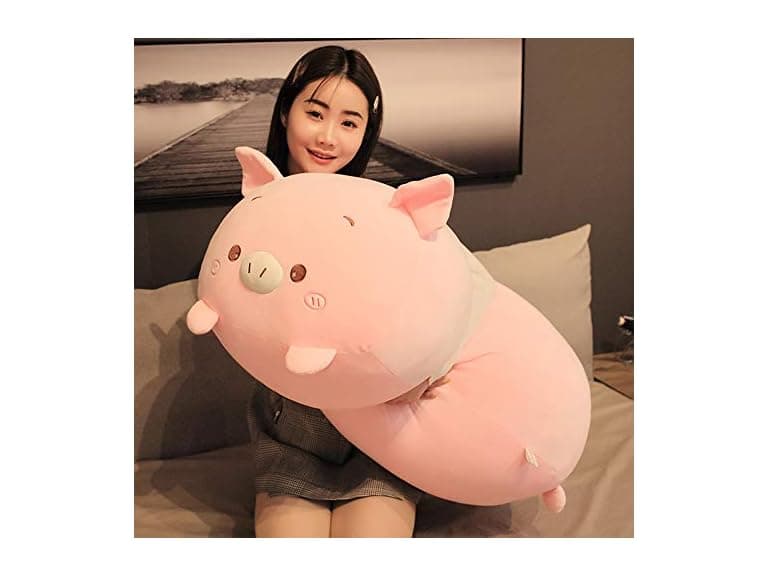 Piggy Stuffed Animal Body Pillow 33.5 - Image 1