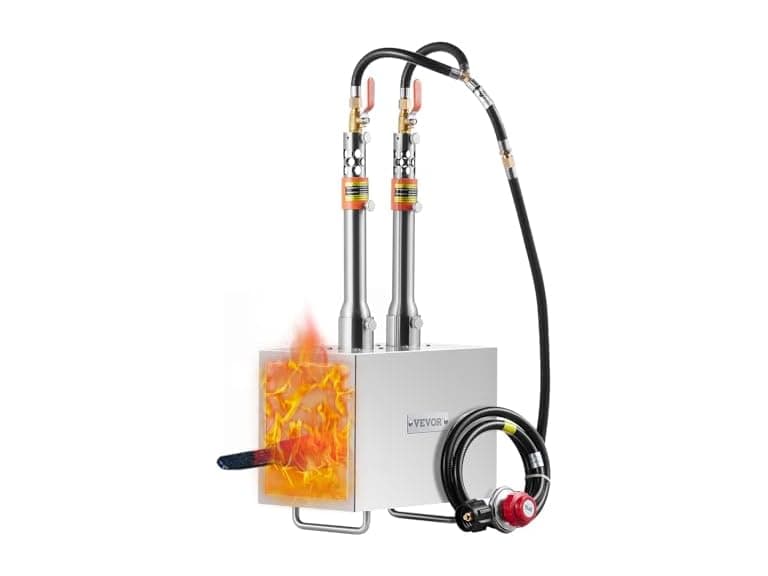 VEVOR Portable Dual Burner Propane Forge - Image 1