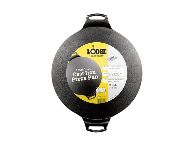 Lodge Seasoned Cast Iron Pizza Pan 15 Inch - Image 1