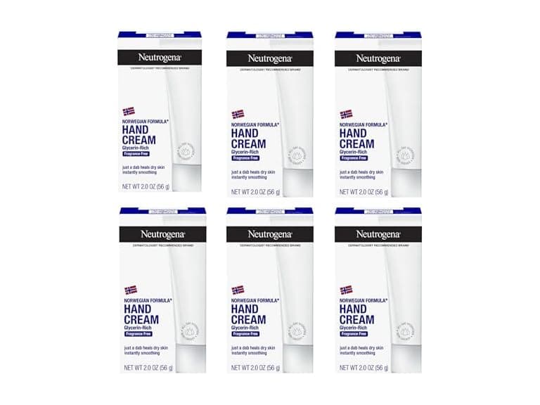 Neutrogena Hand Cream FF 2oz 6pk - Image 1