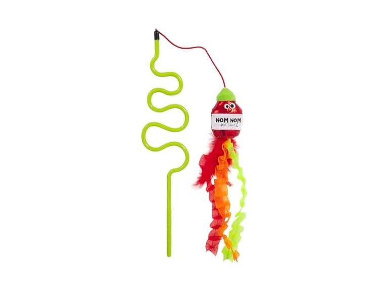 Mad Cat Nom Nom Hot Sauce Catnip + silvervine Wand - Image 1