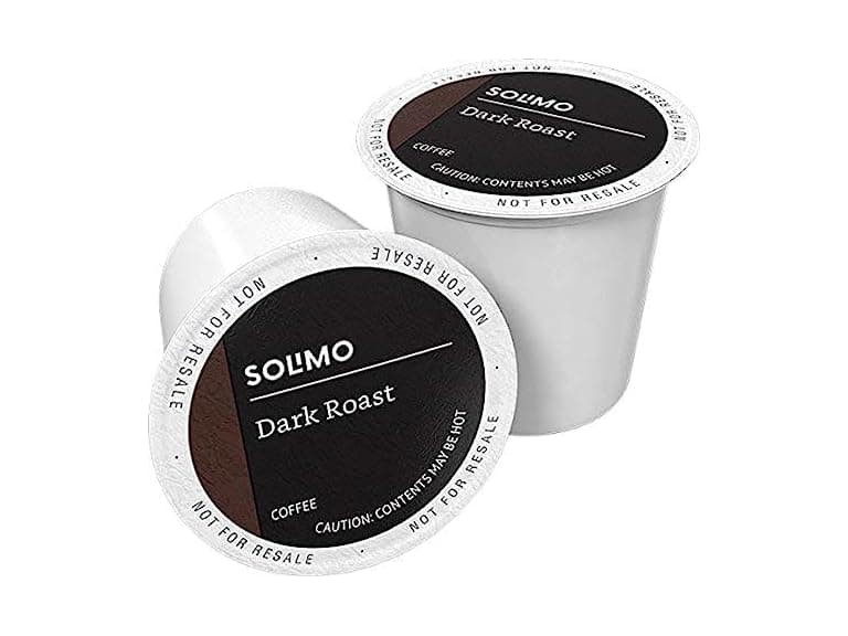 100Ct Amazon Brand Solimo Dark Roast Coffee K-Cup Pods - Image 1