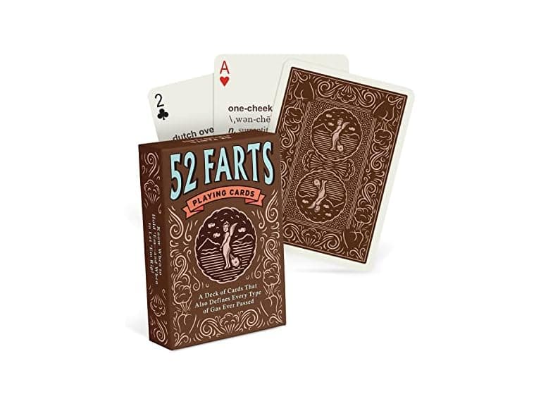 Knock Knock 52 Farts Playing Cards Deck - Image 1