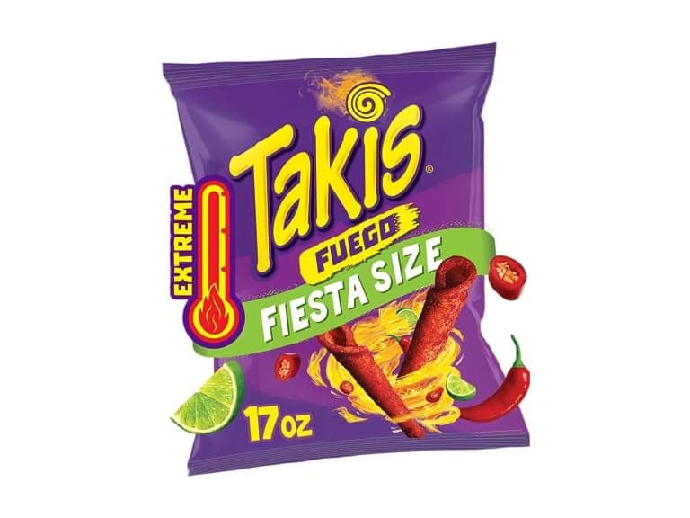 Takis Fuego 17 oz Fiesta Size Hot Chili Pepper - Image 1