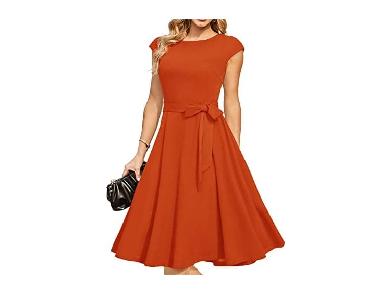 Dresstells Women (M) Cocktail Modest Formal Dress - Image 1