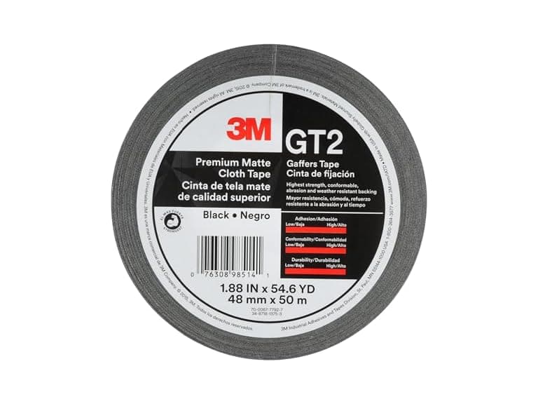 3M Premium Matte Cloth (Gaffers) Tape GT - Image 1