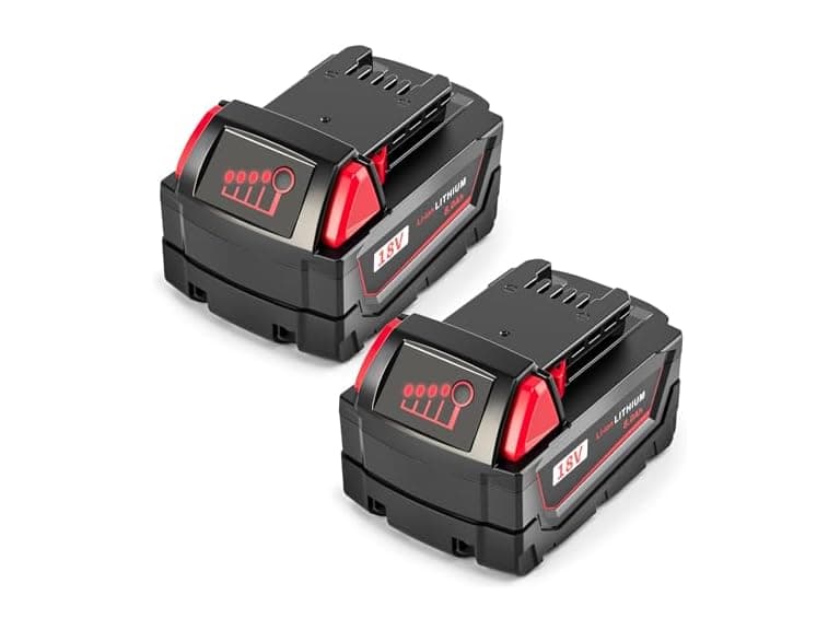 NestEase 2-Pack M18 Batteries for Milwaukee - Image 1