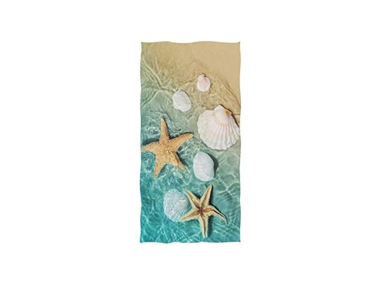 Vdsrup Beach Seashell Starfish Bath Towels Oc - Image 1