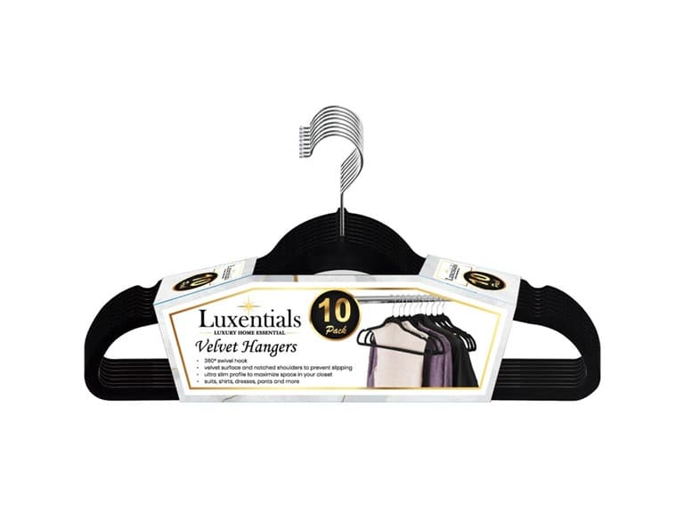 10-Pack Non-Slip Velvet Hangers - Image 1