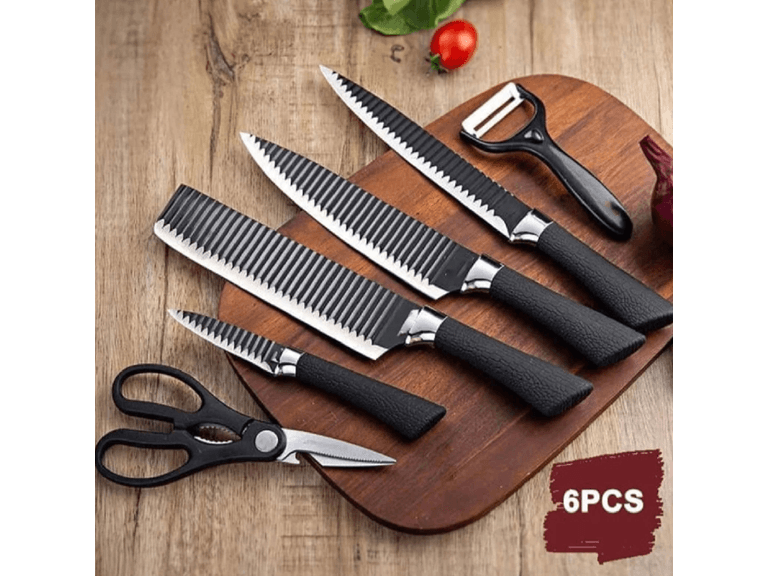 6-Piece Non-Stick Culinary Knife Set - Image 1