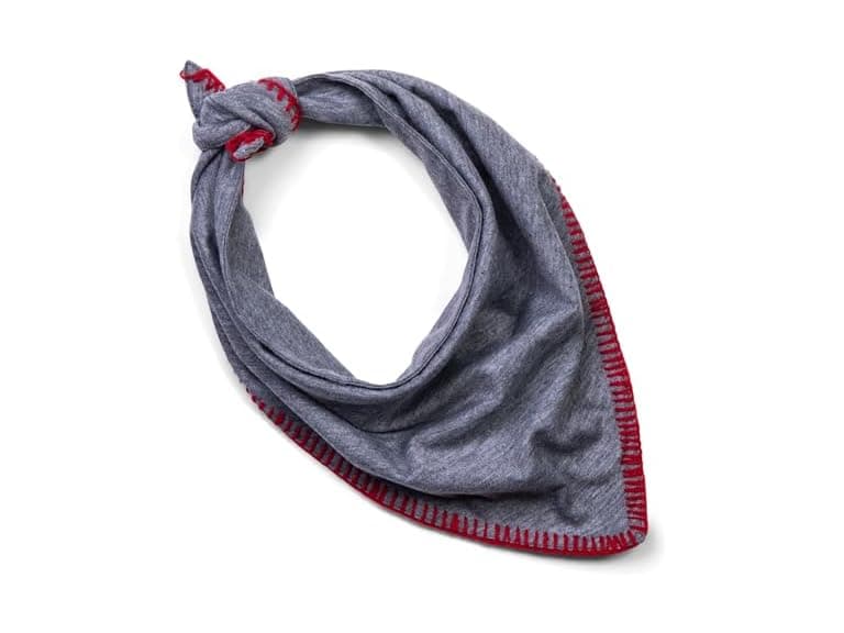 The Dodo Dog Bandana, Grey Marled; One Size F - Image 1