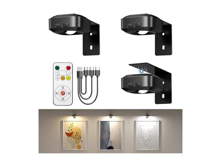 Lightbiz Picture Light Black 3 Pcs - Image 1