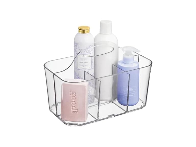 iDesign 4-Section Storage Caddy with Handle - Image 1