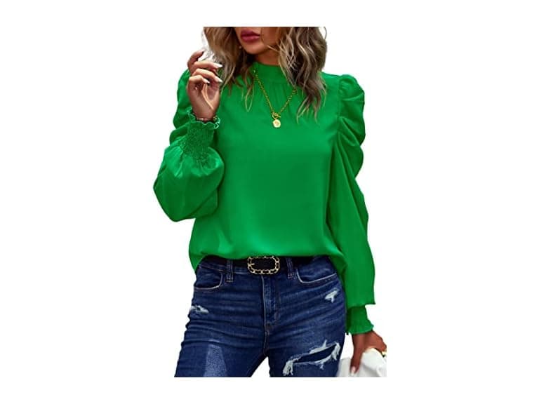 Angashion Women (XL) Tops Casual Crewneck Shirts - Image 1