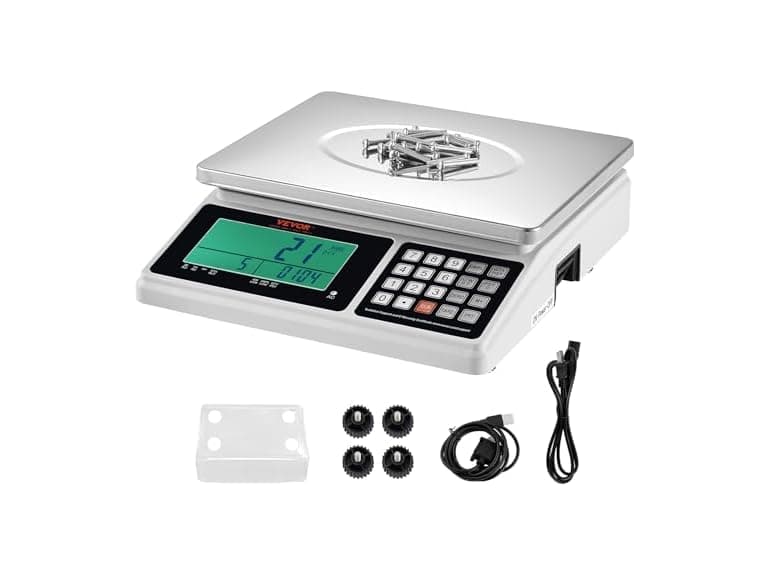 Industrial Counting Scale, 30 kg x 1 g, Digital - Image 1
