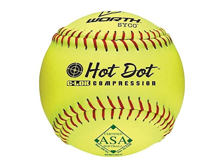 Worth | Slowpitch Softballs | USA / ASA Approved | 12 Count - Image 1