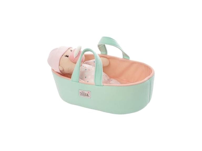 Love, Stella My First Doll Peach with Bassinet - Image 1